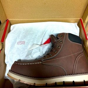 BRAND NEW MENS MAHOGANY BLACK BOOTS